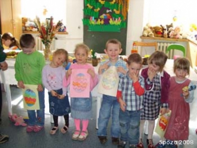 Wielkanoc u Radosnych Maluchów w 2009 roku.